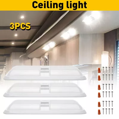 3PacK RV Interior 48 LEDs Ceiling Light Camper Trailer 11V-18V 600LM With Switch • $33.99