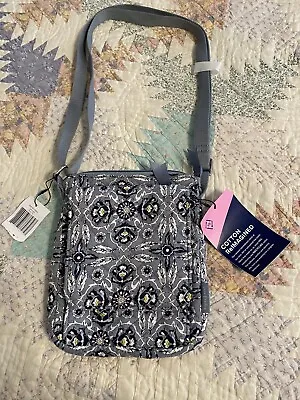 Vera Bradley RFID Mini Hipster Crossbody Bag In Plaza Tiles NWT • $30