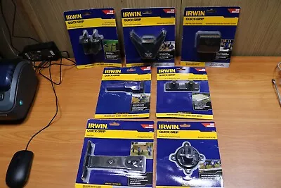£11.95 • Buy Irwin Quick Grip Accessories Clamp Stand  Coupler HD Jig Wide Pads Corner Deck
