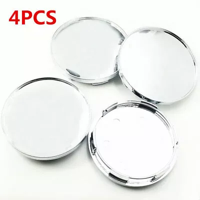 4Pcs 68mm Universal Chrome Silver SUV Car Wheel Center Hub Caps Covers No Logo • $15.73