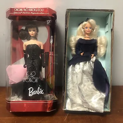 2 Barbies-Solo In The Spotlight (brunette) & Winter Velvet • $18