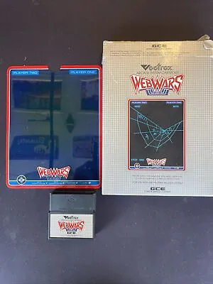 Web Wars - Vectrex Complete Game With Overlay Tested • $79.99