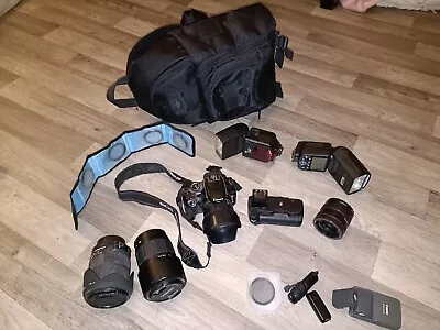 Canon Eos 400d Dslr Camera +3 Lenses FULL KIT • £250
