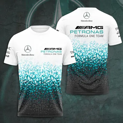 HOT SALE! Custom Mercedes Petronas AMG 2024 3D T Shirt Limited For Fan • $28.90