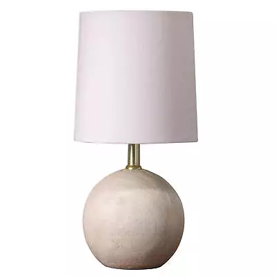 Mainstays Mini Light Wood-Textured Table Lamp 12.75  H The Base Is Made Of Resin • $13.13