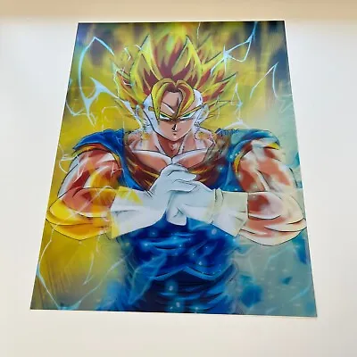 Dragon Ball Super 3D Holographic Poster - Vegito Saiyan Transformations • $16.99