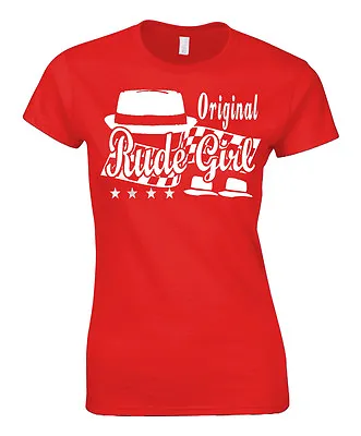 £12.99 • Buy Original Rude Girl Ladies T-Shirt Mod's Skinheads Skin Girl 2 Tone Two 60's 70's
