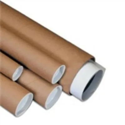 50 - 2x30  Kraft Tube - End Caps Included • $108.95