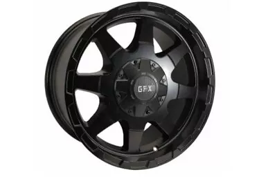 17x9 Desert Rattler Moab TR-12 Wheel Matte Black 6x5.5 & 6x135mm V74612655 • $139