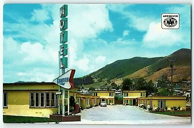 Grandview Motel 2074 Monterey St San Luis Obispo California Postcard Mountains • $4.75