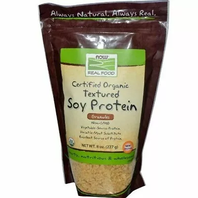 Now Foods Textured Soy Protein Granules (Certified Organic) - 8 Oz. • $10.86