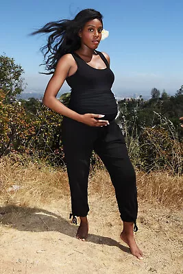 Maternity Pregnancy Yoga Kung Fu Pants Long Organic Eco-Friendly • $96.95