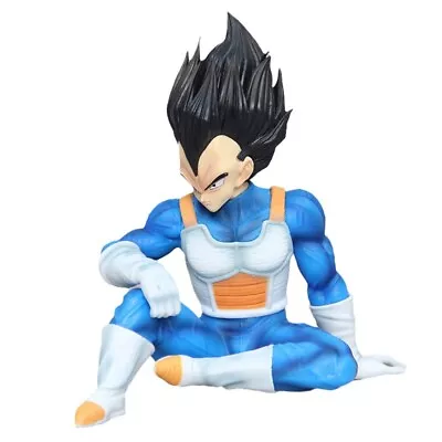 Dragon Ball Sitting Vegeta Figure Toy Super Saiyan Prince Model Decoration • $16