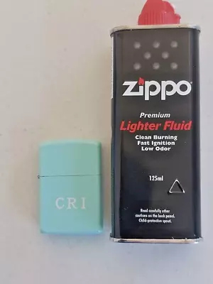 Duck Egg B CRI Oil Lighter Wind P With Zippo 125 Ml Lighter Fluid  Fast Shipping • $24.95