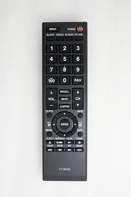 $7.52 • Buy CT-90325 Remote For Toshiba 22SL400 26AV615DB 49L420U 19AV600UZ 32C120U2 LCD TV