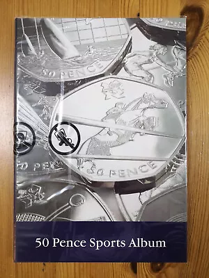 Lighthouse 2012 Olympic 50p Collectors Album For 29 Coins & Completer Medallion • £14.99