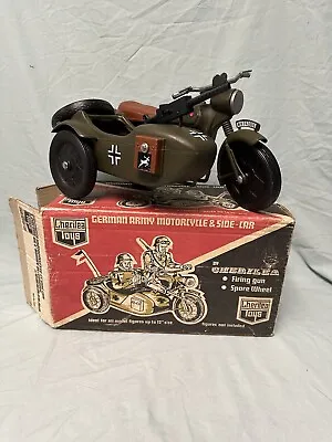 Cherilea German Motorcycle & Sidecar MINT In Box Vintage 1960’s Complete GI Joe • $265