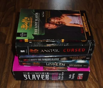 Lot Of 5 Buffy The Vampire Slayer Angel Related Paperback Books • $5.95