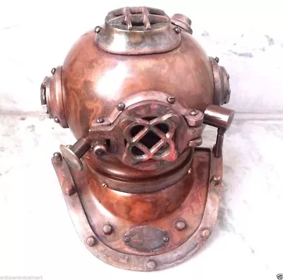 Diving Helmet Vintage US Navy Mark V Antique Nautical Diver's Choice Maritime • $63.14