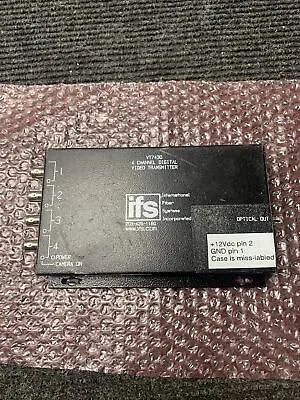 International Fiber IFS 4 Channel Digital Video Transmitter Mdl. VT7430 Used • $32