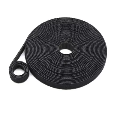 Self Adhesive Reusable Cable Tie Nylon Strap For Ties For PCTV Doublesided Tape • £4.04