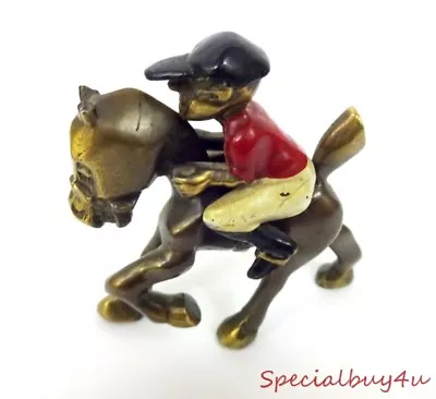 AB1 Kronheim & Oldenbusch 1935' Bronze K&O Co Horse & Jockey Marked • $89.99