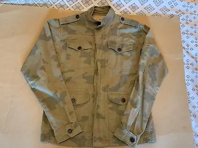 Lucky Brand Camo M65 Style Combat Full Zip Closure Field Jackets In Men's Medium • $49