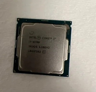 Intel Core I7-8700 Six Core 3.2GHz LGA1151 CPU Processor • $80