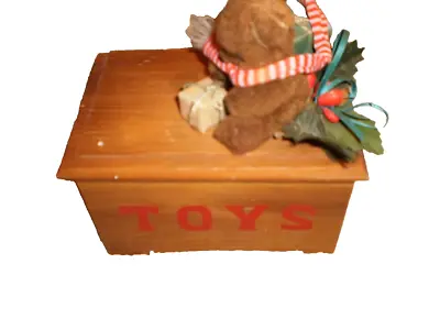 $6.95 • Buy Vintage Wooden Christmas Toy Chest
