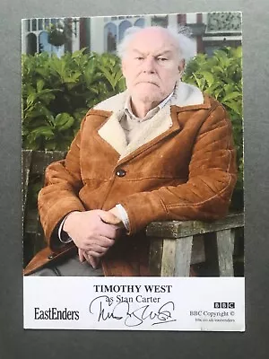 Timothy West  Autograph Signed Photograph / Stan Carter EastEnders TV Star • £6