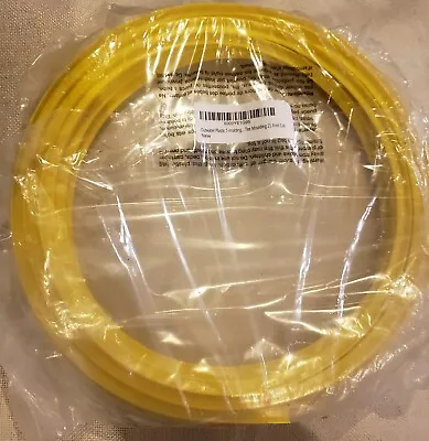 Outwater Plastic T-molding 1/4 Inch Yellow Flexible Polyethylene Center Barb... • $14.99