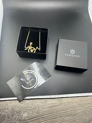 Versace Necklace Gold Medusa Chain Pendants 60cm MEN'S • $325