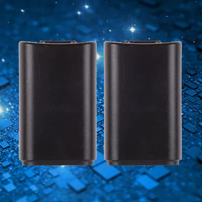 2pcs Useful Back Door Case Shell Pack Kit Black For Xbox 360 Wireless Controller • $9.09