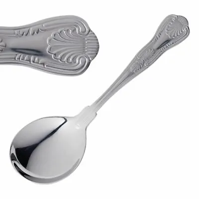 £14.47 • Buy Olympia Kings Soup Spoon In Silver Made Of 18 / 0 Stainless Steel