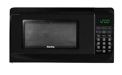 Danby 700 Watts .7 Cu Ft Countertop Microwave With Push Button Door DBMW0720BBB • $40