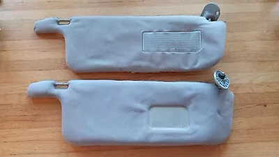 1981-1991 Mitsubishi Montero Sun Visor Set - Gray - Good Condition • $79.99