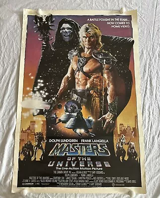 Masters Of The Universe 1987 Theatrical Poster 27x41 Rolled • $225