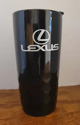 LEXUS Automobile H2GO Ceramic Black Tumbler Advertising Coffee Mug 6.75  • $26