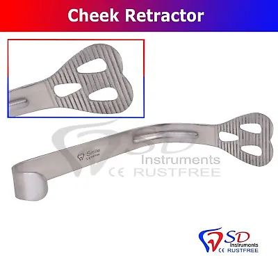 Dental Weider Retractor Cheek And Tongue Lips Mucoperiosteal Flaps Adult New CE • £6.23