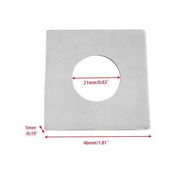 £5.99 • Buy 2x Shower Head Arm Cover Plate With Round Hole Chrome Pipe Decor Cover Bathroom