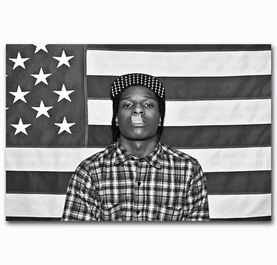 59259 A$ap Rocky Asap Music Album Hip Hop Rap Love Wall Decor Print Poster • £25.03