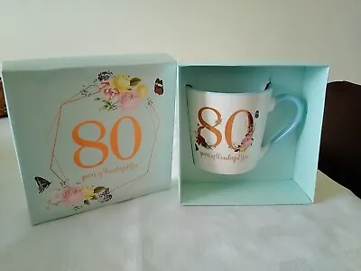Century House 80th Birthday Mug  80 Years Of Wonderful You   With Decorative Box • £3.20