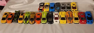 Hot Wheels Loose Lot Of 22 Mix Of Lambo And Bugatti See Discription For Video • $110