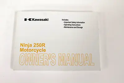 Kawasaki Oem 2010 Ninja 250r Owners Manual 99987-1612 • $16.75
