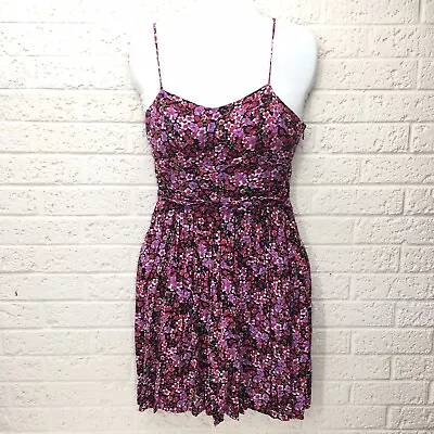 Women's B. SMART Sleeveless Spaghetti Straps Floral Padded Dress Sz 4 • VGUC‼ • $8.95