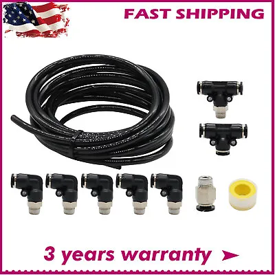 PUSH LOCK Vacuum Fitting Kit Turbo Wastegate & Solenoid For 92-01 Toyota Chaser • $13.22