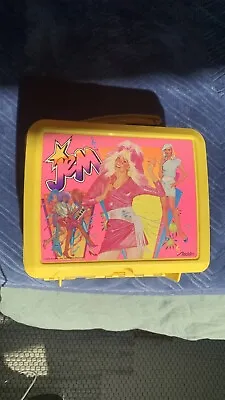 VINTAGE *AS-IS* 1986 Jem And The Holograms Lunch Box Aladdin • $5
