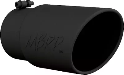 MBRP 12  Black Diesel Exhaust  Tip 5  Inlet 6  Outlet Angled Rolled End 12  Long • $89.99
