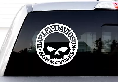 $10 • Buy Harley Davidson Willie G Skull Motorcycle Decals Tank Helmet Bike Truck Stickers