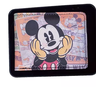 Buckle-Down Men's Bi-fold Wallet -  Disney Mickey Mouse Print • $9.60